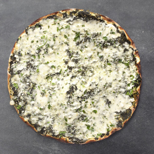 Ispanak Harman Peynirli Lahmacun